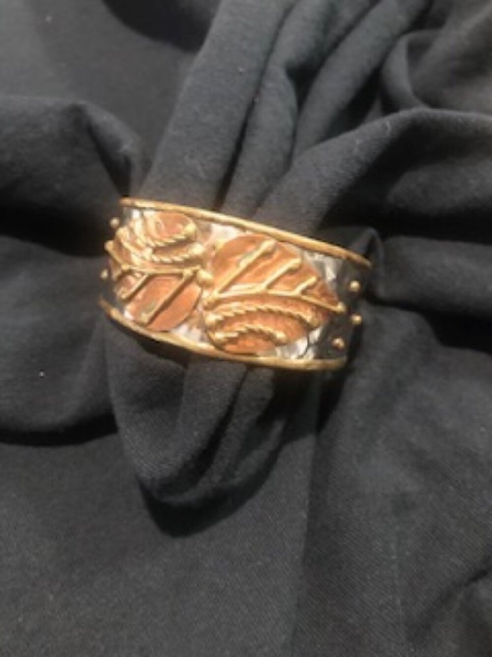 hammered cuff bracelet